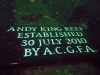 Andy King Reef Plaque